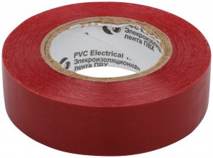 Изолента ROLLIX ПВХ 19 мм x 0,15 мм х 20 м, красная