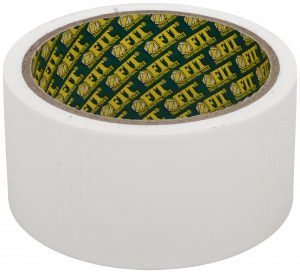 Лента клейкая универсальная армированная "Ductape", белая, 48 мм х 10 м