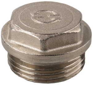 GENERAL FITTINGS 1/2″, с прижимной шайбой, латунь, заглушка (51100-1/2)