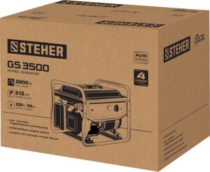 STEHER 2800 Вт, бензиновый генератор (GS-3500)