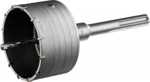 ЗУБР 100 мм, SDS - max, 12Т, коронка по бетону с державкой, Профессионал (2918-100)