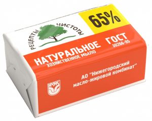 Мыло хозяйственное, 65%, 200 гр, НМЖК