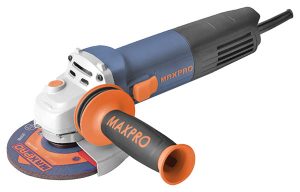 MAX-PRO Шлифмашина угловая 800 Вт; 11000 об/мин; защитный кожух 125 мм; антивибрационная ручка; дополнительные щетки; 1,95 кг; кор.