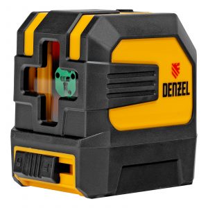 Лазерный уровень LX 03 Green, 30 м, 520 нм, резьба 1/4" Denzel